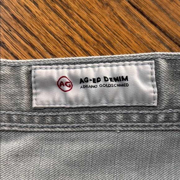 AG Adriano Goldschmied Men's 30R Ag-ed Straight Jeans in Light Blue - Picture 2 of 5